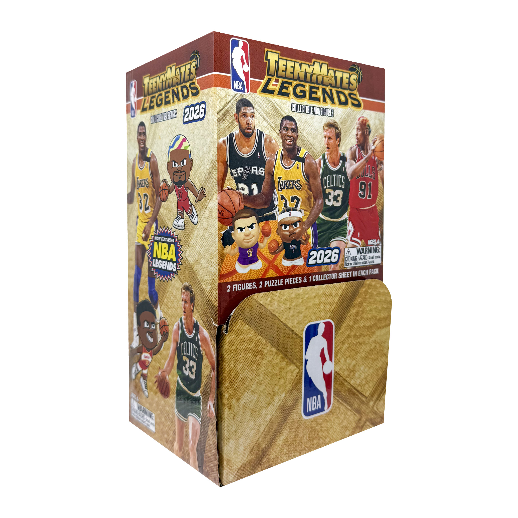TeenyMates Legends NBA 2026 Players 32-Pack Display